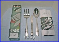 Oneida SATIN ASTRAGAL 18/10 Stainless Steel, 4 Place & 8 Serving Pieces REDUCED