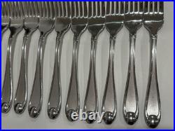 Oneida SATIN GARNET 55 Pieces Flatware Set 18/10 Stainless Steel Nice Condition