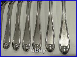 Oneida SATIN GARNET 55 Pieces Flatware Set 18/10 Stainless Steel Nice Condition