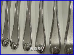 Oneida SATIN GARNET 55 Pieces Flatware Set 18/10 Stainless Steel Nice Condition