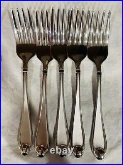 Oneida SATIN GARNET Stainless 18/10 Frost & Glossy Flatware Service for 4 Set 26