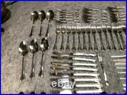 Oneida SSS Flatware 90 PC Set Fork Spoon Dinner Salad Ice Tea Fork