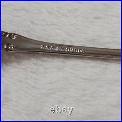 Oneida SSS Stainless Steel Flatware Set 49 Pieces Floral Handle Knife Fork Spoon