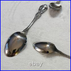 Oneida SSS Stainless Steel Flatware Set 49 Pieces Floral Handle Knife Fork Spoon