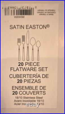 Oneida Satin Easton 20pc Stainless Steel Flatware Set for 4 Dishwasher? 18/10