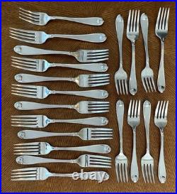 Oneida Satin Garnet 18/10 Stainless Flatware Set 59 Pc Service + Serving Pieces
