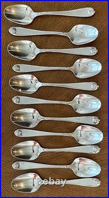 Oneida Satin Garnet 18/10 Stainless Flatware Set 59 Pc Service + Serving Pieces