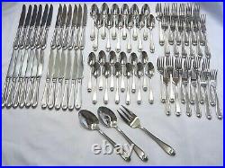 Oneida Satin Garnet Stainless Flatware Set China 75-pieces