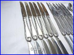 Oneida Satin Garnet Stainless Flatware Set China 75-pieces