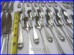 Oneida Satin Garnet Stainless Flatware Set China 75-pieces