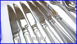 Oneida Satin Garnet Stainless Flatware Set China 75-pieces