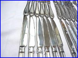 Oneida Satin Garnet Stainless Flatware Set China 75-pieces