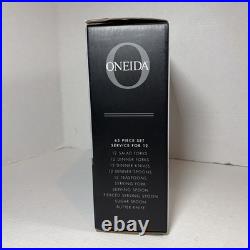 Oneida Satin Lewin 65 Piece Fine Flatware Set, Service For 12