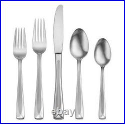 Oneida Satin Lincoln 45 pc Flatware Set Serv for 8 with 5 Serving pieces New