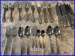 Oneida Satin Princess Stainless Flatware Service For 12, 10 Serving, Total 70