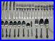 Oneida Satin Tribeca Stainless Frosted Glossy Flatware 29 Pc Fork Spoon Knife