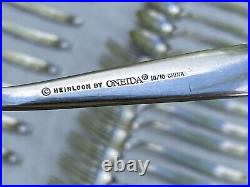 Oneida Sestina Heirloom Stainless 18/10 Flatware Service for Twelve 60 Pieces