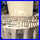 Oneida Sheraton 46 Piece Silver Stainless Steel Flatware Set with Serving Pieces