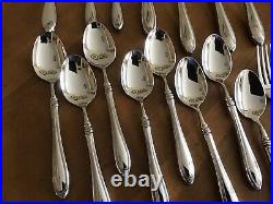 Oneida Sheraton Cube Stainless Flatware Set 53 Pieces Service For 8 Plus Serv