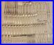 Oneida Sheraton Silver Plate Stainless Steel 99 Pieces Total