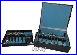 Oneida Silversmiths 108 piece Stainless Flatware Set for 16 + 12 Serving PCs Oneida Silversmiths 108 piece Stainless Flatware Set for 16 + 12 Serving PCs