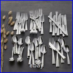 Oneida Silverware Set, Cabria 45-Piece Fine Flatware Set, Service For 8, 18/10 S