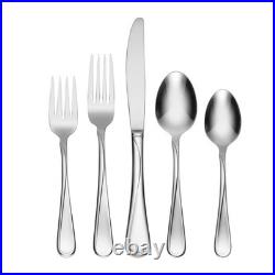 Oneida Silverware Set For 12, Flight 65-Piece 65 Piece