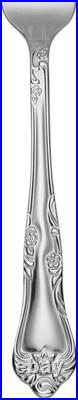 Oneida Silverware Set For 8, Azalea 45-Piece Everyday Flatware Set with Serving