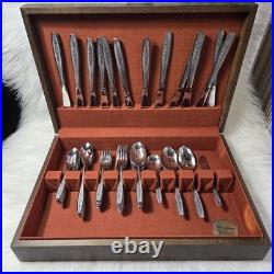 Oneida Simeon & George Rogers SPRING BALLAD Stainless Flatware Lot of 76 Pieces