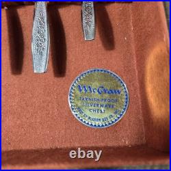 Oneida Simeon & George Rogers SPRING BALLAD Stainless Flatware Lot of 76 Pieces