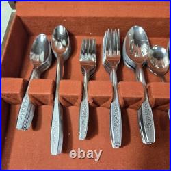Oneida Simeon & George Rogers SPRING BALLAD Stainless Flatware Lot of 76 Pieces