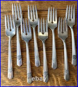 Oneida Simeon L & G H Rogers 53 Ps Stainless Flatware Set Service for 6+ Floral