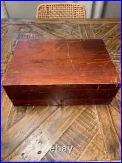 Oneida Simeon L & George H Rogers PARAMOUNT Stainless 88 Pieces Plus Wooden Box