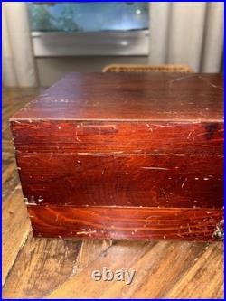 Oneida Simeon L & George H Rogers PARAMOUNT Stainless 88 Pieces Plus Wooden Box
