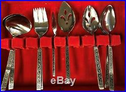 Oneida Spanish Court Stainless Flatware Silverware 83 Piece Set with or witho Box