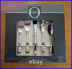 Oneida Stafford Mirror 18/10 Stainless 65pc. Flatware Set (Service for Twelve)