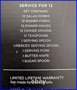 Oneida Stafford Mirror 18/10 Stainless 65pc. Flatware Set (Service for Twelve)