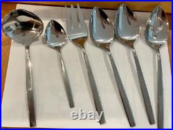 Oneida Stainless 74 Pc Melissa Stainless Steel Flatware 12 Place Settings Serv