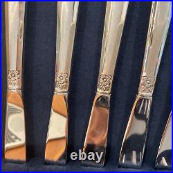 Oneida Stainless 74 Pc Melissa Stainless Steel Flatware 12 Place Settings Serv