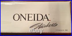 Oneida Stainless ARBOR ROSE 18/8 USA 20 Piece Service for 4 Unused TRUE SONG