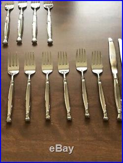 Oneida Stainless Act 1 Glossy 4 Pieces Knife Fork Table Spoon 6 Sets 24 Total