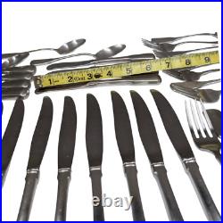 Oneida Stainless American Colonial Flatware Set of 53 Knifes Spoons Forks