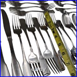 Oneida Stainless American Colonial Flatware Set of 53 Knifes Spoons Forks