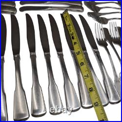 Oneida Stainless American Colonial Flatware Set of 53 Knifes Spoons Forks
