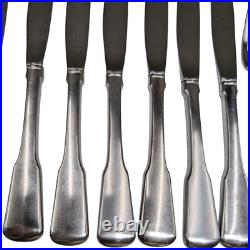 Oneida Stainless American Colonial Flatware Set of 53 Knifes Spoons Forks
