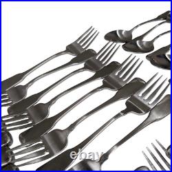 Oneida Stainless American Colonial Flatware Set of 53 Knifes Spoons Forks