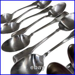 Oneida Stainless American Colonial Flatware Set of 53 Knifes Spoons Forks