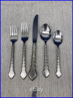 Oneida Stainless Cello 5pc Place Setting USA Community 6 Sets- Fork Spoon Knife