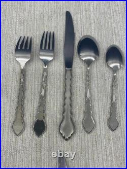 Oneida Stainless Cello 5pc Place Setting USA Community 6 Sets- Fork Spoon Knife Oneida Stainless Cello 5pc Place Setting USA Community 6 Sets- Fork Spoon Knife