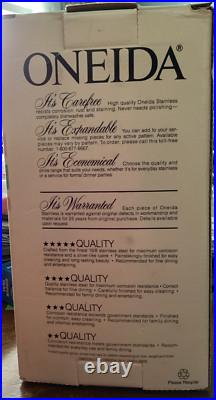 Oneida Stainless FLIGHT aka RELIANCE 18/8 USA 20 Piece Service for 4 Unused